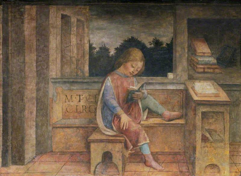 The Young Cicero Reading