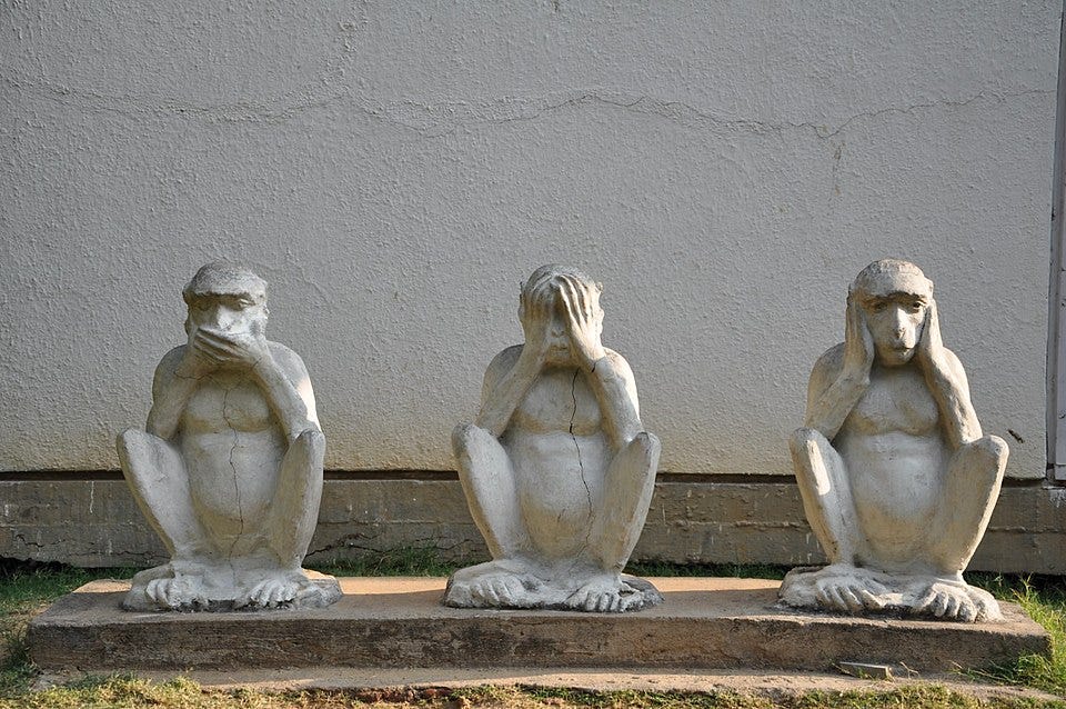 File:Gandhiji's Three Monkeys.JPG